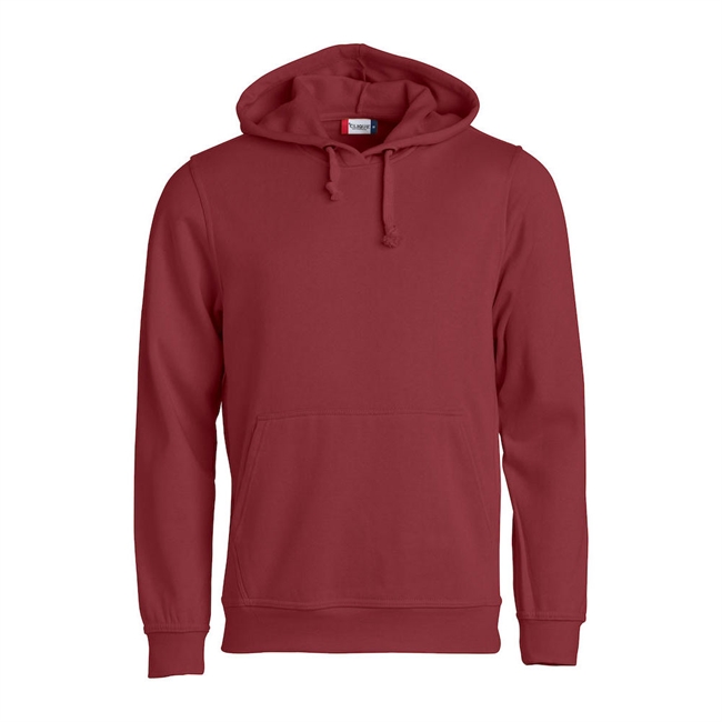 Clique Basic Hoody, herre, bordeaux