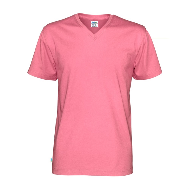 Cottover, T-Shirt V-Hals, Herre, Pink