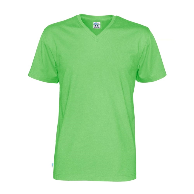 Cottover, T-Shirt V-Hals, Herre, Grøn
