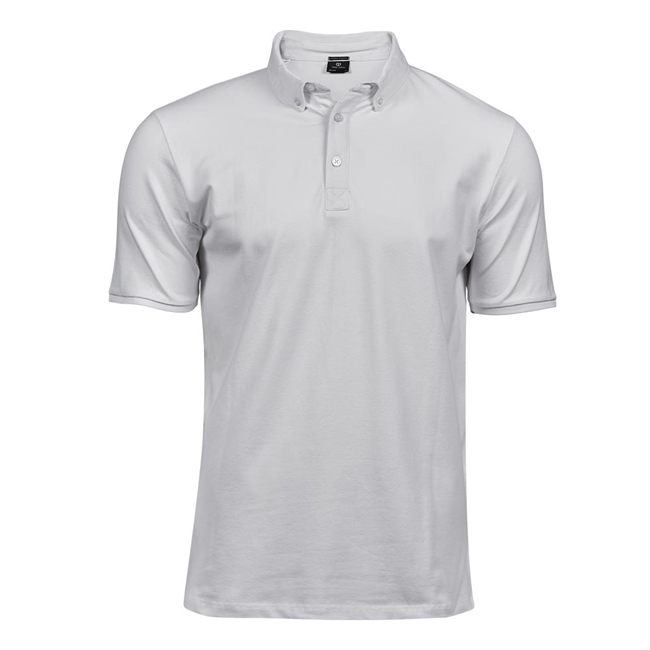 Tee Jays, Fashion Luxury Stretch Polo, Hvid, Herre