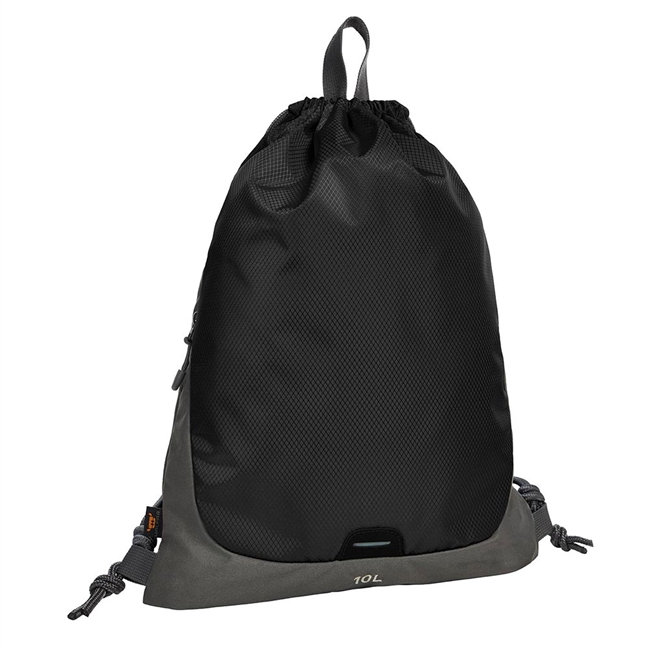 Drawstring Bag Step, 10L, Sort