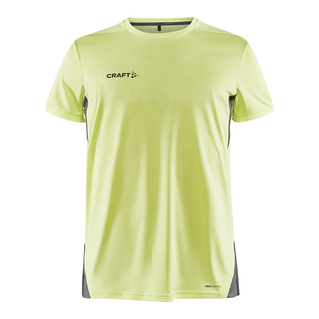 Craft Pro control impact Tee, herre, giallo/granite