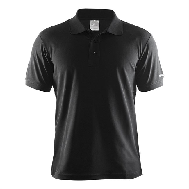 Poloshirt, herre, sort