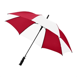 Barry automatisk paraply, Rød/Hvid,  23"  