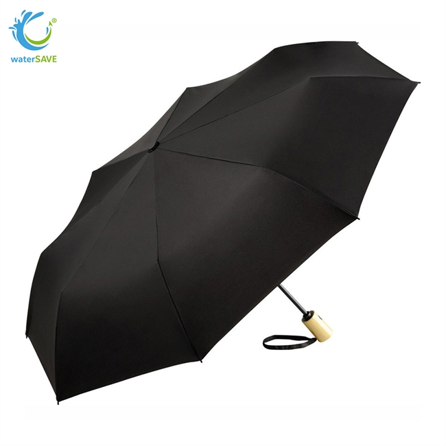 Taskeparaply Fare 5429 AOC mini ÖkoBrella, Sort
