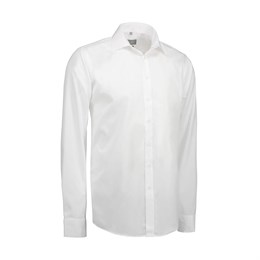 Seven Seas, Fine Twill, Skjorte, Slim Fit, Herre, Hvid, SS30_7000