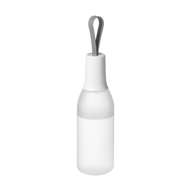 Flow Vandflaske, 650 Ml, Matteret Klar/Hvid 