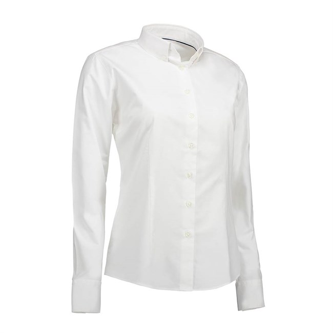 Seven Seas, Oxford Skjorte, Long Sleeve, Dame, Hvid