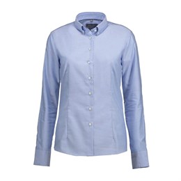 Seven Seas, Oxford Skjorte, Modern Fit, Dame, Light Blue, SS700