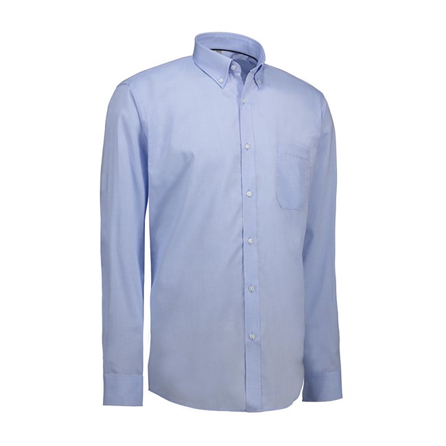 Oxford Skjorte, Long Sleeve, Modern Fit, Herre, Light Blue