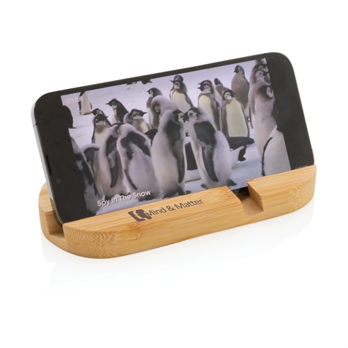 Bambus tablet- & telefonholder