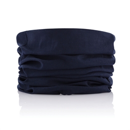 Multifunktionel halstørklæde, blå