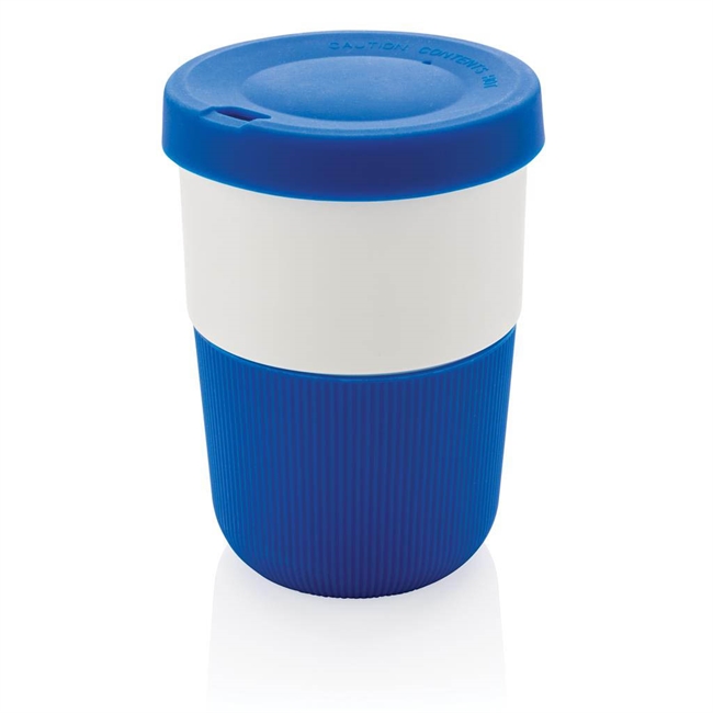 PLA kaffekop "to-go" 380ml, blå