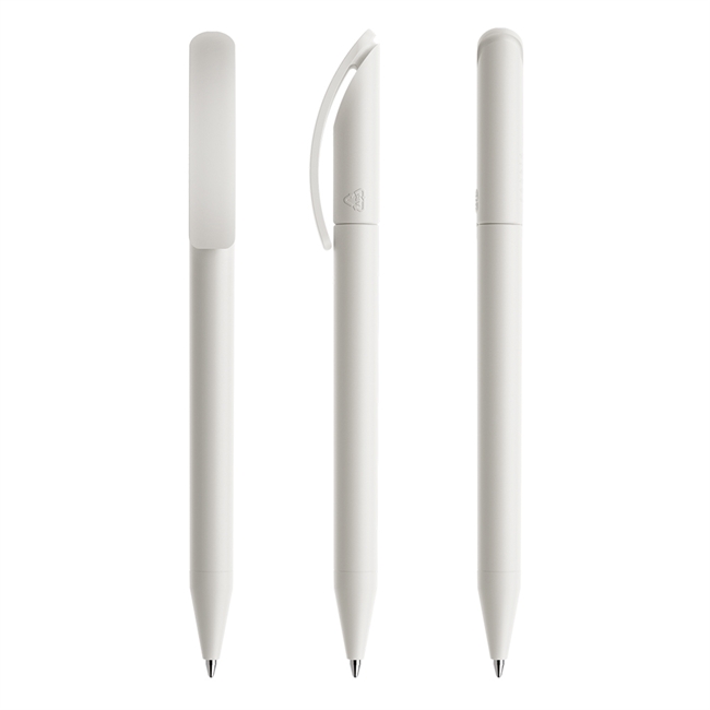 Prodir Pen, DS3, mat hvid, genanvendt plastik