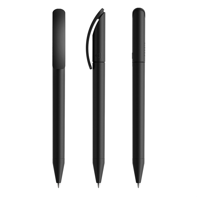 Prodir Pen, DS3, mat sort, genanvendt plastik