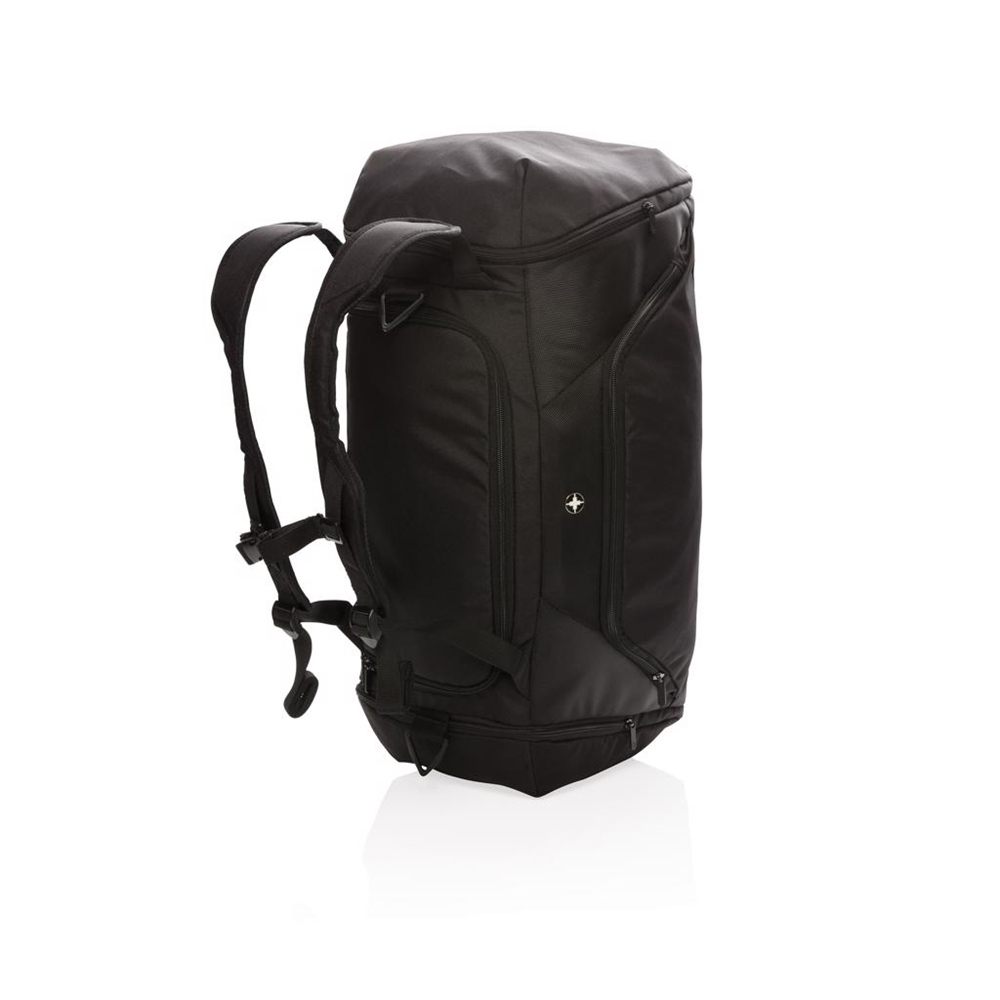 smuk Skære En nat sort, Swiss Peak RFID sportstaske og rygsæk