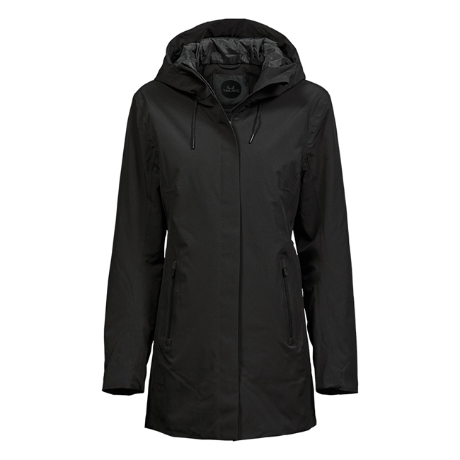 Tee Jays, Womens All Weather Parka, Sort
