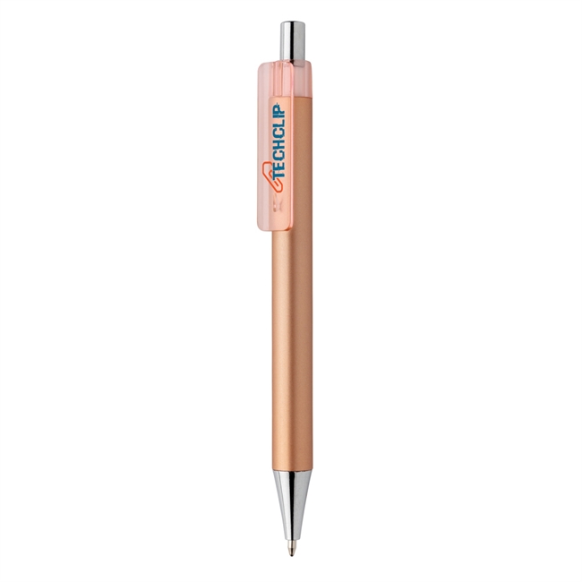 X8 metal pen, brun