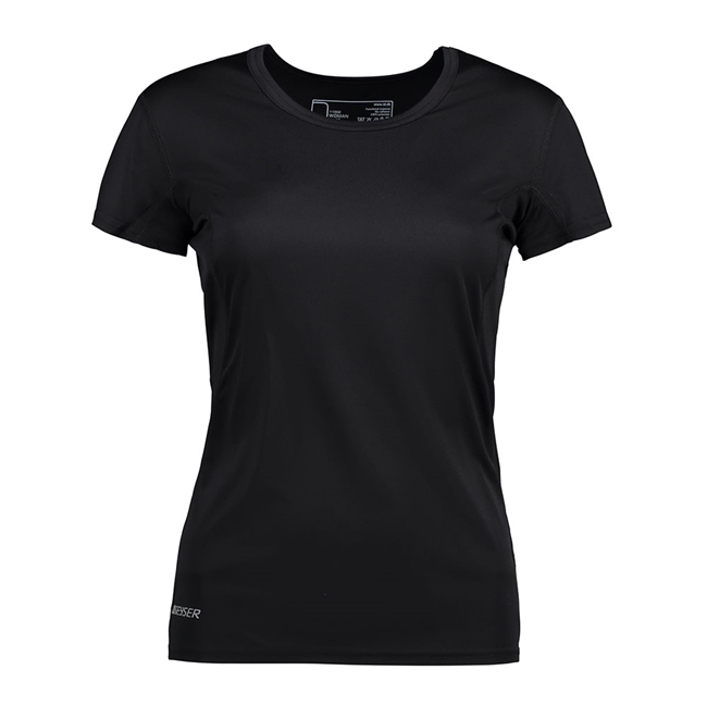 Geyser, Woman Active S/S T-Shirt, Dame, Sort