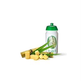 Shiva Green 02 Sukkerrørs Drikkeflaske, 500 ml., Hvid